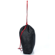 Picture of Victoria Beckham Tote Drawstring Bucket Bag in Black, Leather