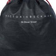 Picture of Victoria Beckham Tote Drawstring Bucket Bag in Black, Leather