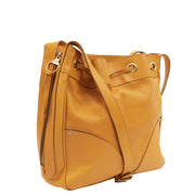 Picture of Mulberry Bucket Bag Poppy in Yellow, Leather