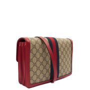 Picture of Gucci Cross Body Queen Margaret in GG Supreme, Leather