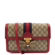Picture of Gucci Cross Body Queen Margaret in GG Supreme, Leather