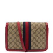 Picture of Gucci Cross Body Queen Margaret in GG Supreme, Leather