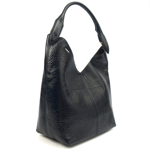 Picture of Anya Hindmarch Tote Build a Bag - Small in Blue, Patent Leather