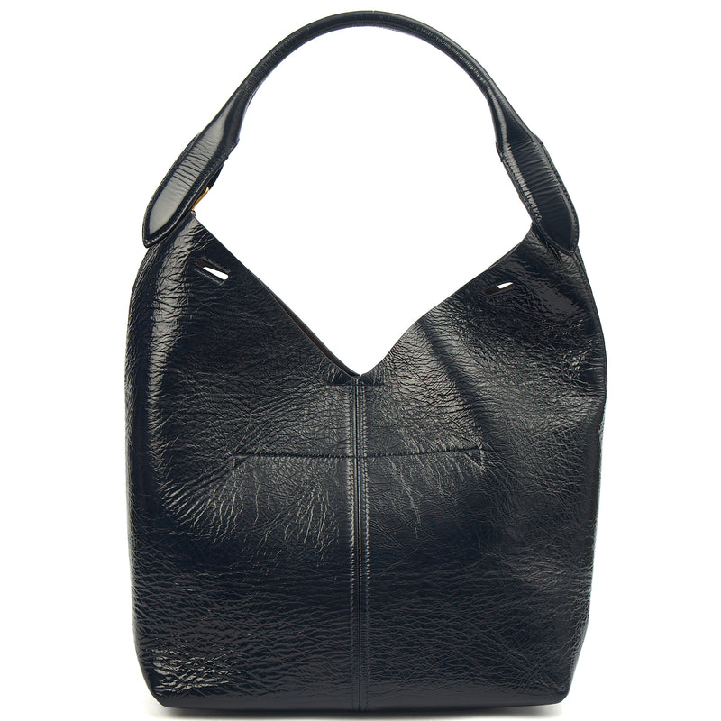 Picture of Anya Hindmarch Tote Build a Bag - Small in Blue, Patent Leather