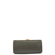 Picture of Saint Laurent Top Handle Cassandra Top Handle - Medium in Grey, Leather