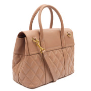 Picture of Mulberry Tote Bayswater Backpack in Dark Blush, Calfskin Leather