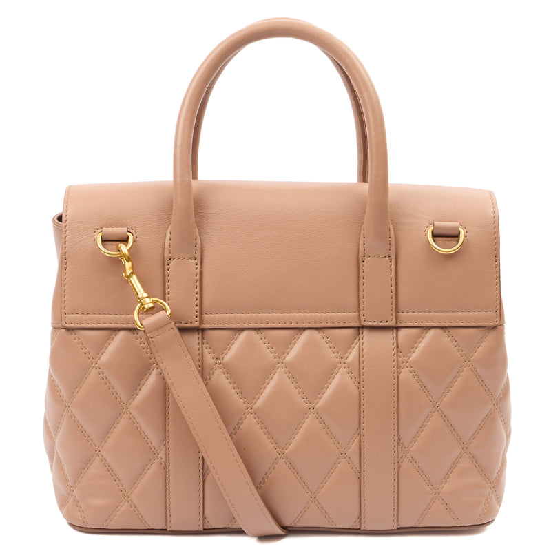 Picture of Mulberry Tote Bayswater Backpack in Dark Blush, Calfskin Leather