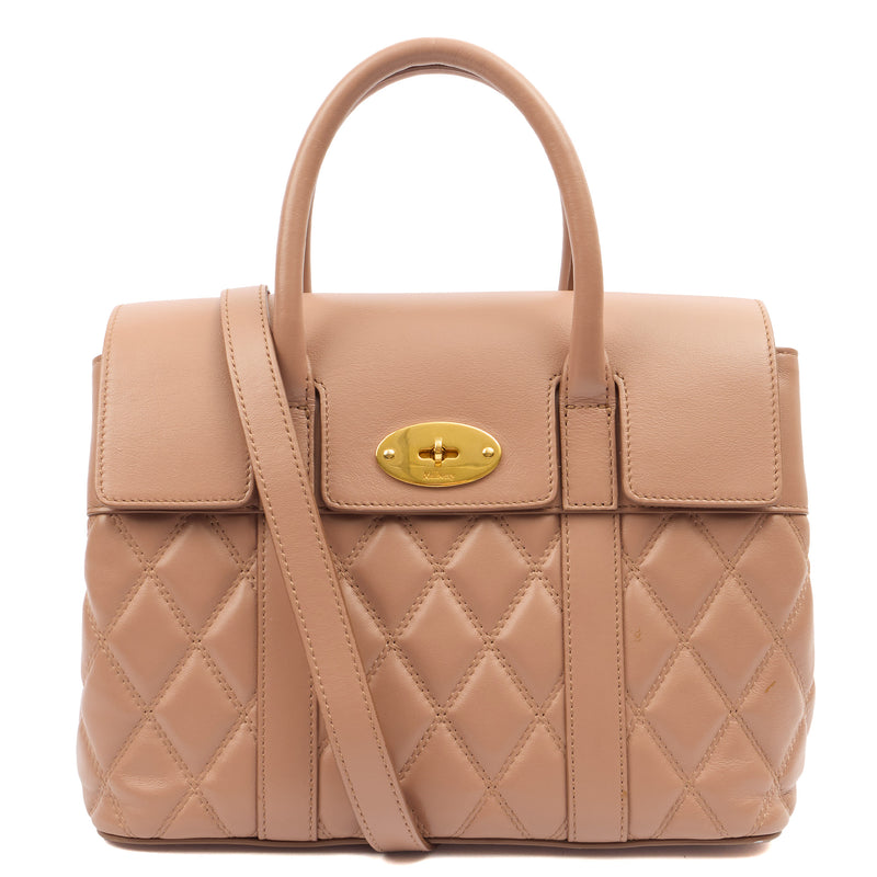 Picture of Mulberry Tote Bayswater Backpack in Dark Blush, Calfskin Leather