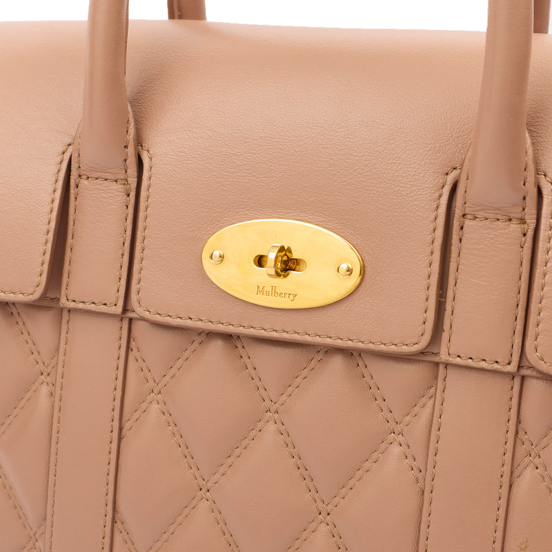Picture of Mulberry Tote Bayswater Backpack in Dark Blush, Calfskin Leather