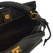 Picture of Mulberry Top Handle Iris - Small in Navy, Leather
