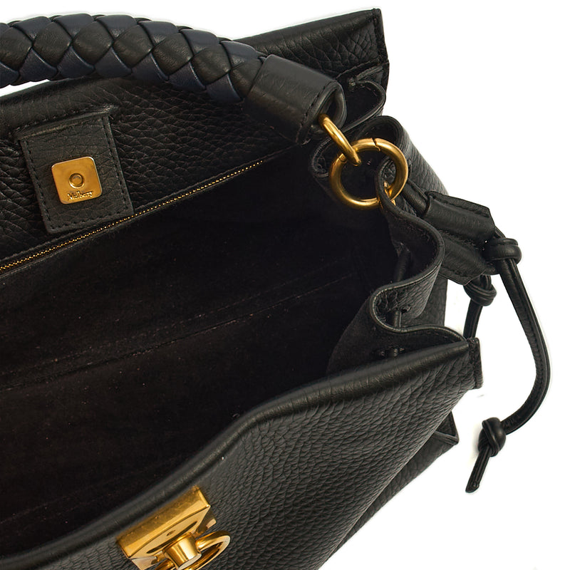 Picture of Mulberry Top Handle Iris - Small in Navy, Leather
