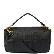 Picture of Fendi Cross Body Baguette - Large in Black, Leather