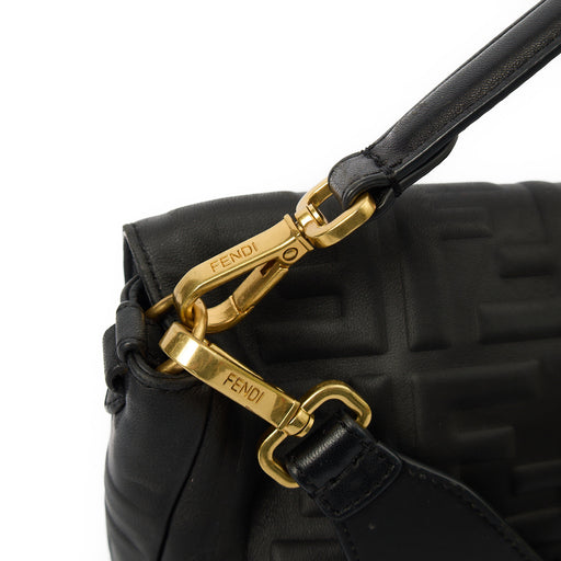 Picture of Fendi Cross Body Baguette - Large in Black, Leather