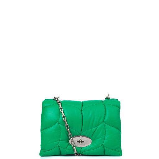 Picture of Mulberry Cross Body Little Softie in Lawn Green, Leather