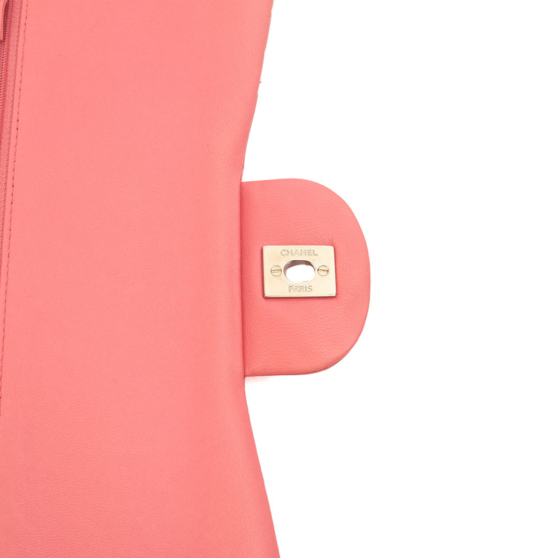 Picture of Chanel Shoulder Bag Classic Double Flap - Large in Pink, Lambskin Leather