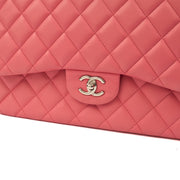 Picture of Chanel Shoulder Bag Classic Double Flap - Large in Pink, Lambskin Leather