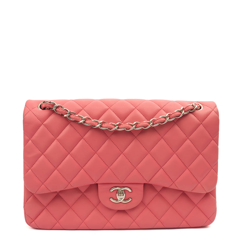 Picture of Chanel Shoulder Bag Classic Double Flap - Large in Pink, Lambskin Leather