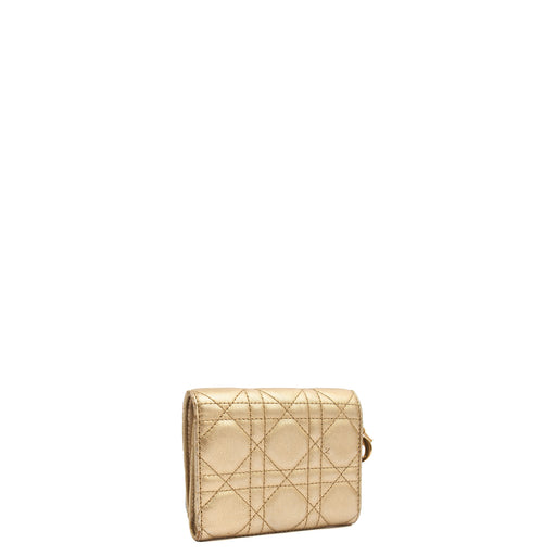 Picture of Christian Dior Wallet Wallet in Metallic, Calfskin