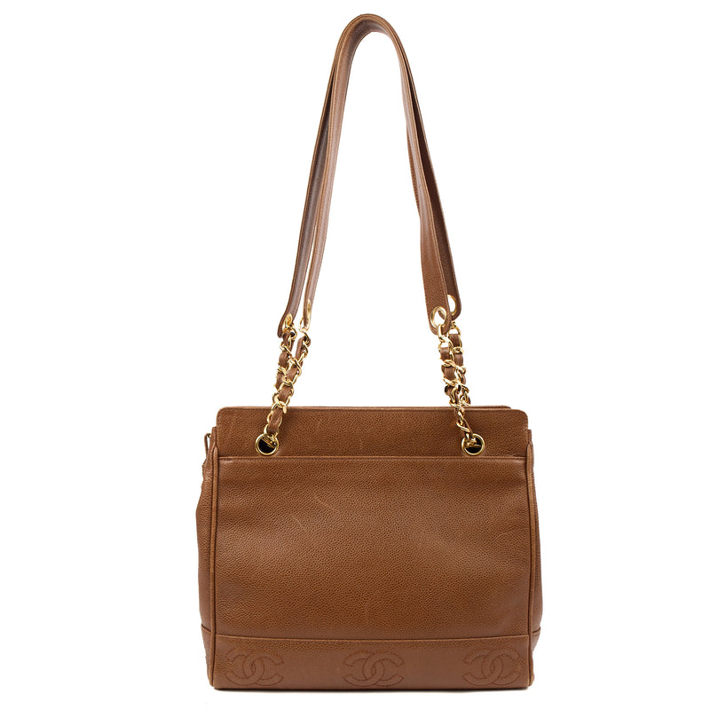 Picture of Chanel Tote Vintage Tote in Brown, Caviar Leather