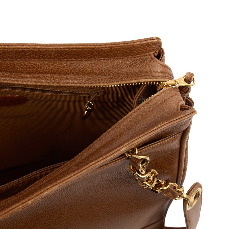 Picture of Chanel Tote Vintage Tote in Brown, Caviar Leather