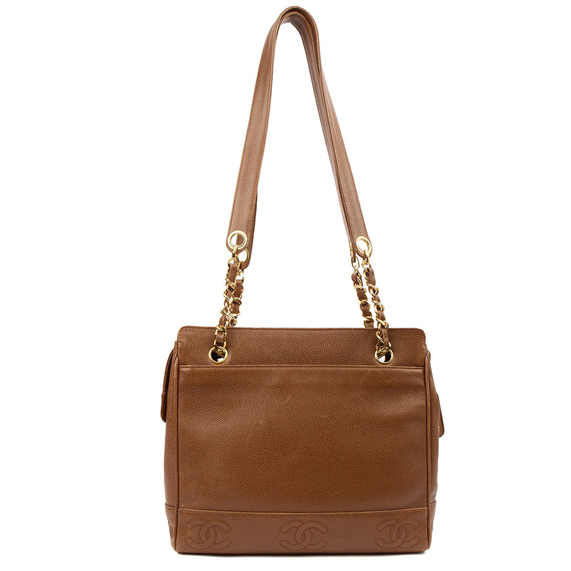 Picture of Chanel Tote Vintage Tote in Brown, Caviar Leather