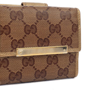 Picture of Gucci Wallet Wallet in GG Supreme, Leather