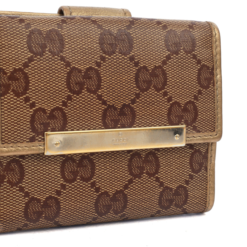 Picture of Gucci Wallet Wallet in GG Supreme, Leather