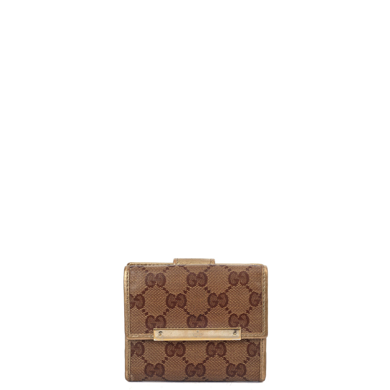Picture of Gucci Wallet Wallet in GG Supreme, Leather