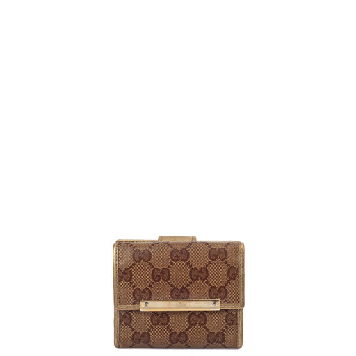 Picture of Gucci Wallet Wallet in GG Supreme, Leather