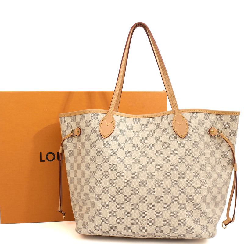 Picture of Louis Vuitton Tote Neverfull MM in Damier Ebene, Canvas