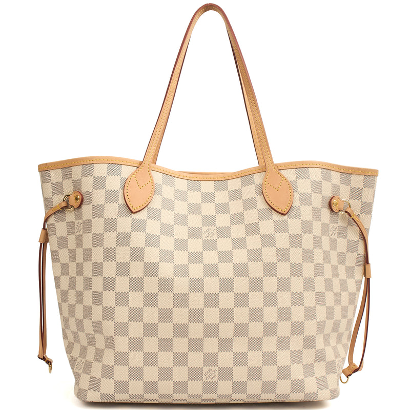 Picture of Louis Vuitton Tote Neverfull MM in Damier Ebene, Canvas