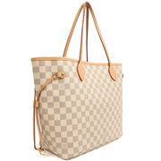 Picture of Louis Vuitton Tote Neverfull MM in Damier Ebene, Canvas
