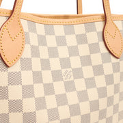 Picture of Louis Vuitton Tote Neverfull MM in Damier Ebene, Canvas