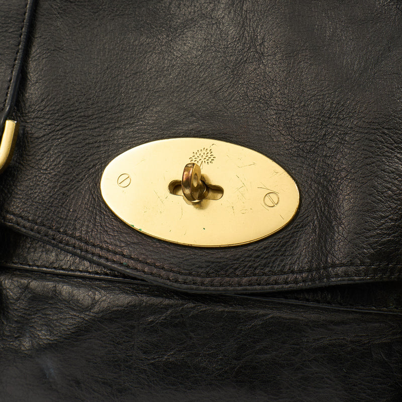Picture of Mulberry Satchel Alexa in Black, Leather