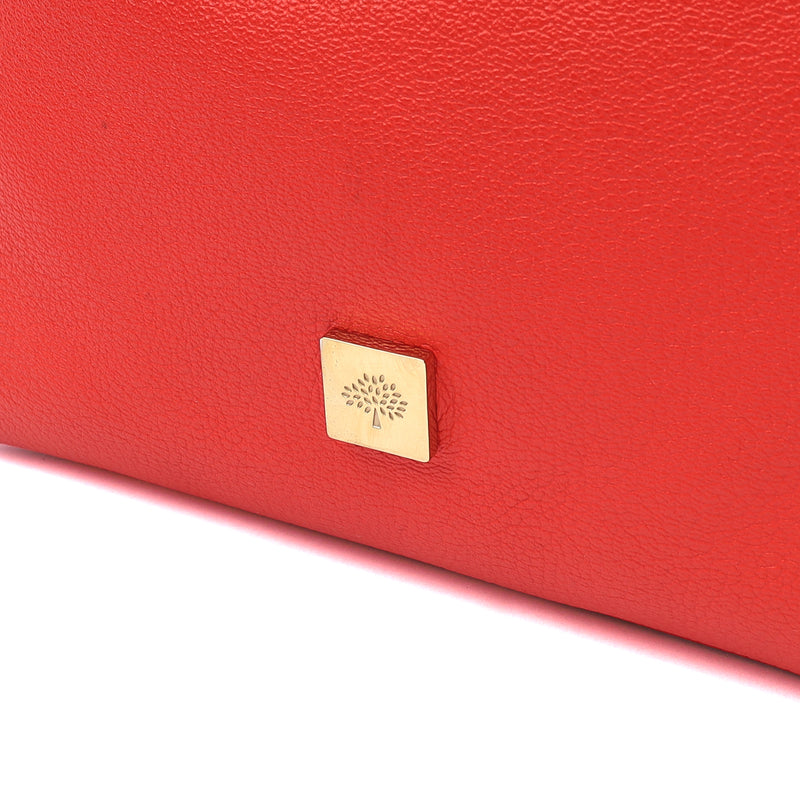 Picture of Mulberry Shoulder Bag Freya in Fiery Red, Calfskin Leather