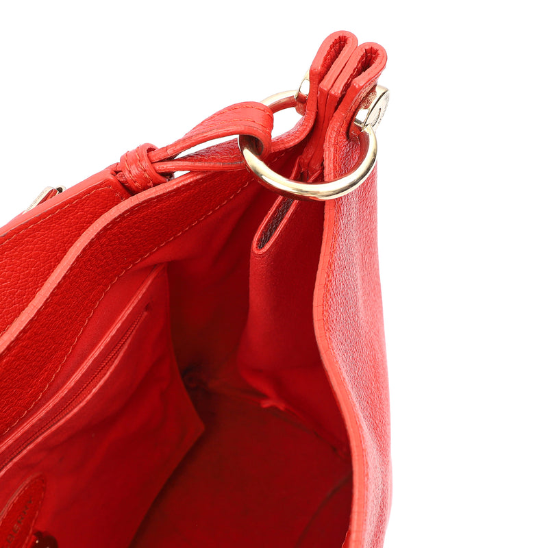 Picture of Mulberry Shoulder Bag Freya in Fiery Red, Calfskin Leather