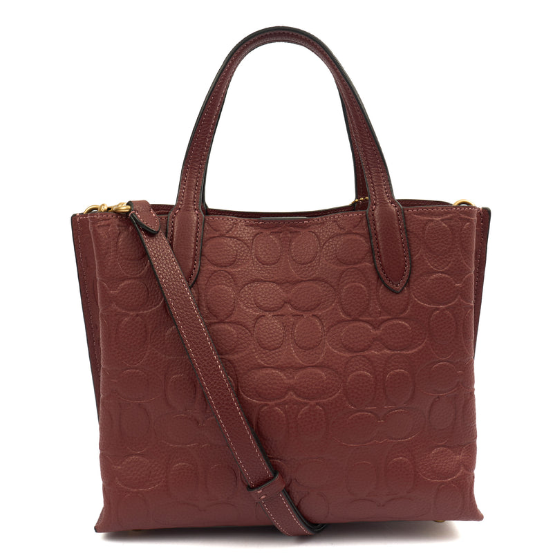Picture of Coach Tote Willow Tote in Red, Leather
