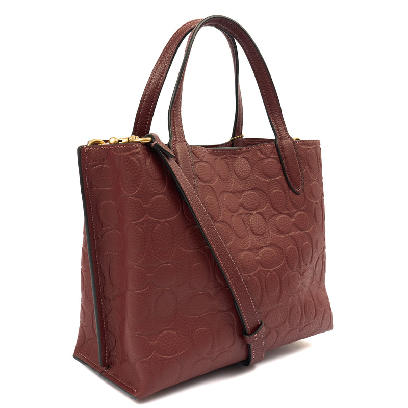 Picture of Coach Tote Willow Tote in Red, Leather