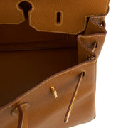 Picture of Hermes Tote Birkin 40 in Gold, Fjord Leather