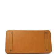 Picture of Hermes Tote Birkin 40 in Gold, Fjord Leather