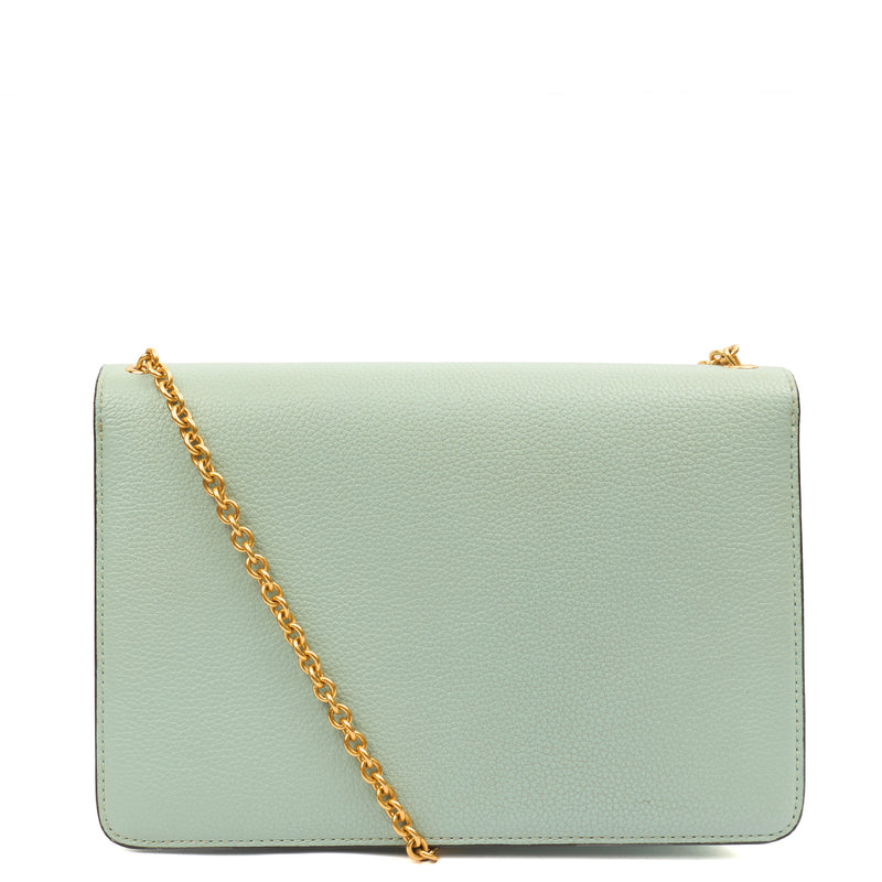 Picture of Mulberry Cross Body Darley Shoulder Bag  in Mint, Calfskin Leather