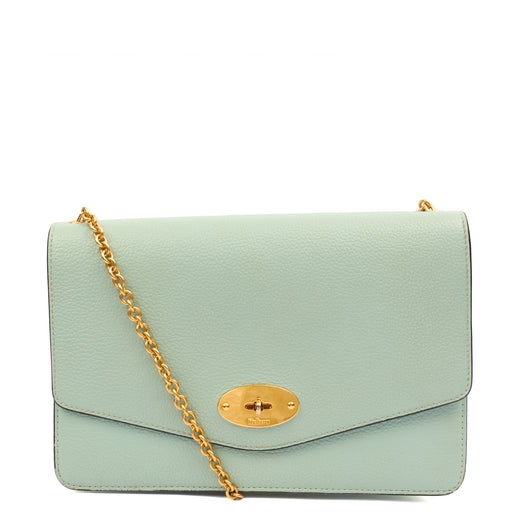 Picture of Mulberry Cross Body Darley Shoulder Bag  in Mint, Calfskin Leather