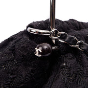 Picture of Chanel Top Handle Tweed Top Handle in Black, Fabric