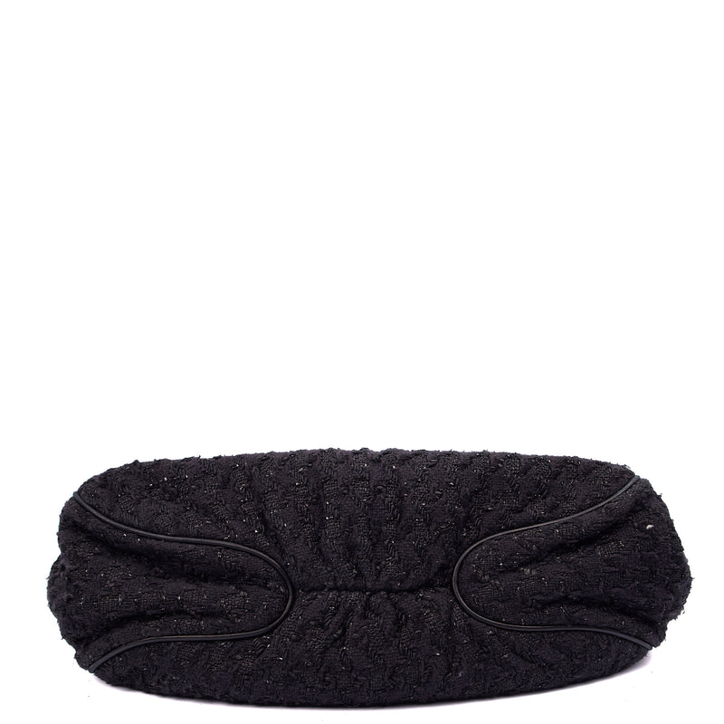 Picture of Chanel Top Handle Tweed Top Handle in Black, Fabric
