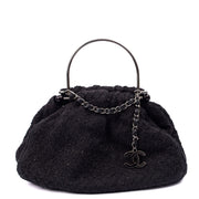Picture of Chanel Top Handle Tweed Top Handle in Black, Fabric
