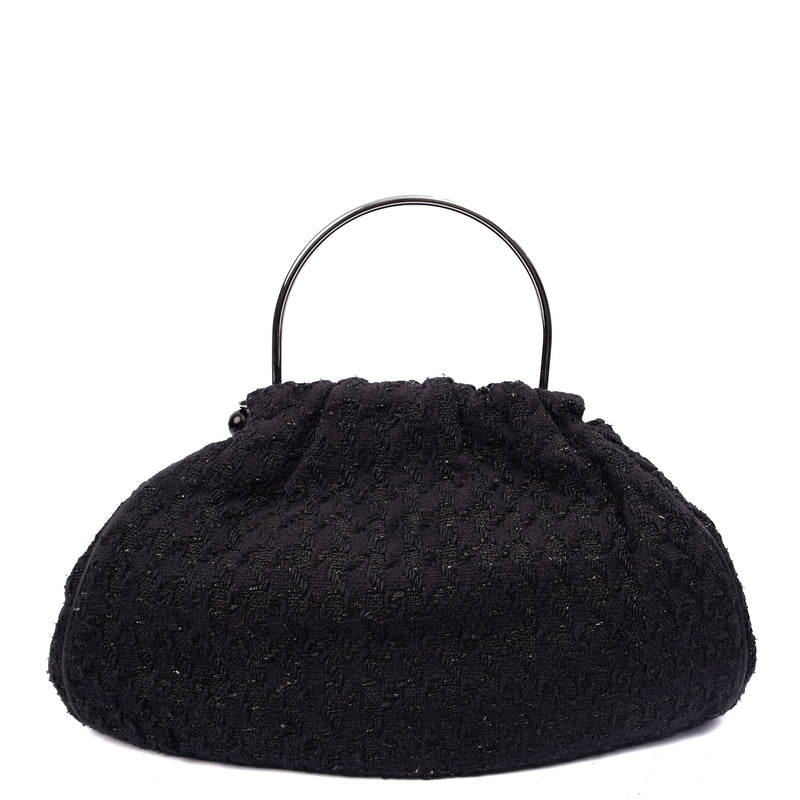 Picture of Chanel Top Handle Tweed Top Handle in Black, Fabric