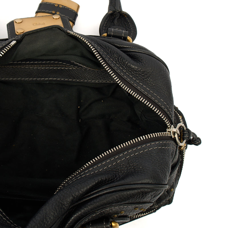Picture of Chloe Shoulder Bag Paddington in Black, Leather