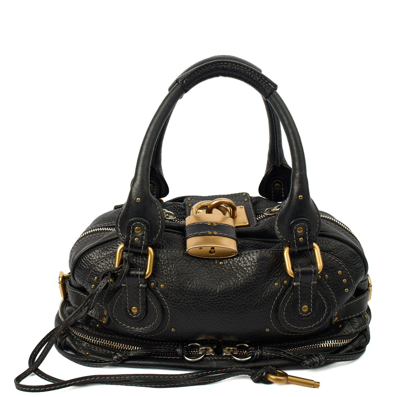 Picture of Chloe Shoulder Bag Paddington in Black, Leather
