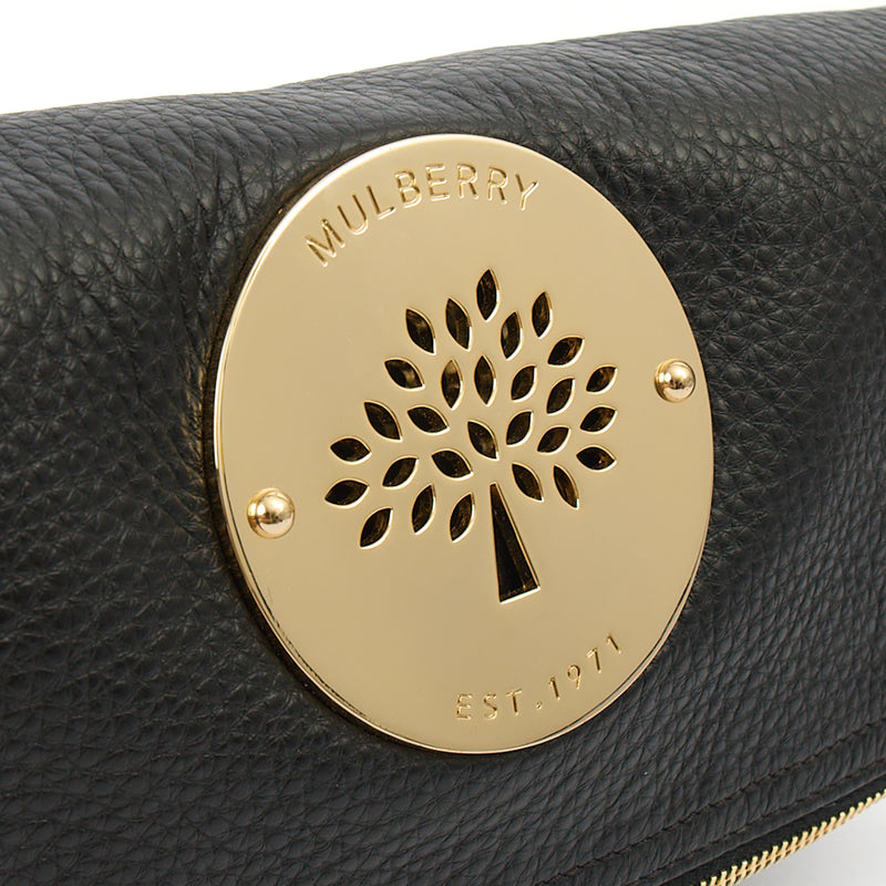 Picture of Mulberry Clutch Daria Pouch in Black, Calfskin Leather