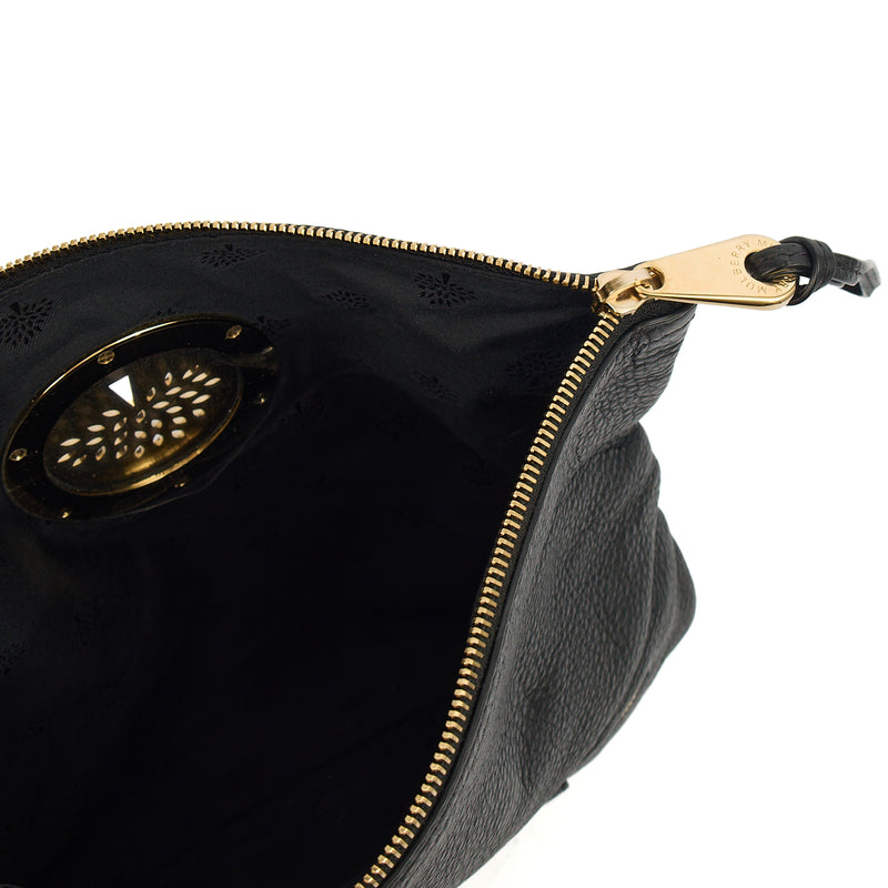 Picture of Mulberry Clutch Daria Pouch in Black, Calfskin Leather